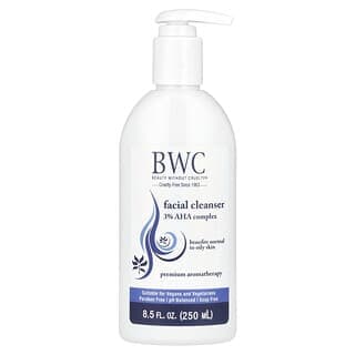 Beauty Without Cruelty, 3%AHA複合物潔面乳,8.5盎司(250毫升)