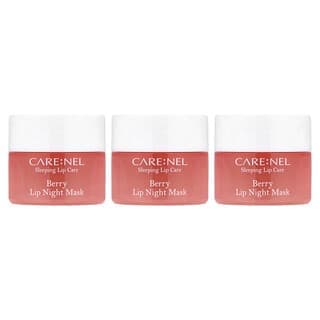 Care:Nel, 夜間唇膜,漿果香,3 片,每片(5 克)