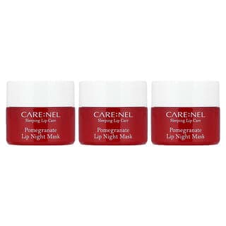 Care:Nel, 夜間唇膜,石榴香,3 片,每片(5 克)