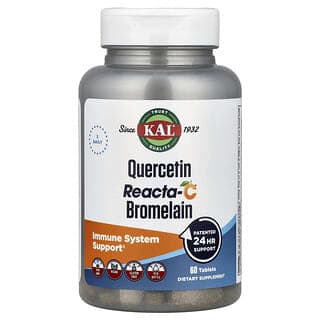 KAL, 五羥黃酮 Reacta-C® 菠蘿蛋白酶,60 片