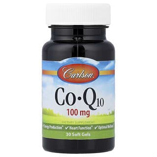 Carlson, 輔酶 Q10,100 毫克,30 粒軟膠囊