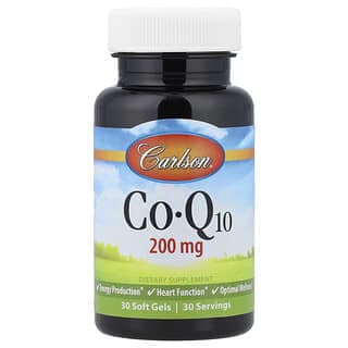 Carlson, 輔酶 Q10,200 毫克,30 粒軟膠囊