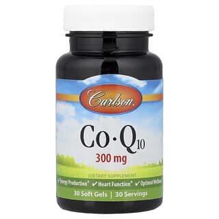 Carlson, 輔酶 Q10,300 毫克,30 粒軟膠囊