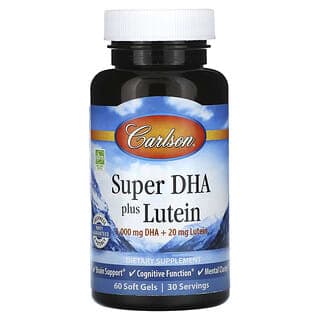 Carlson, 高階 DHA+ 葉黃素,60 粒軟膠囊