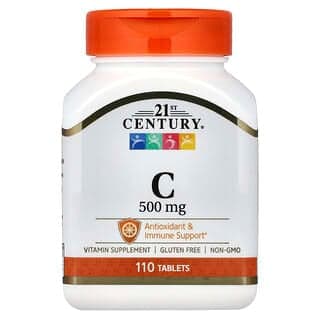 21st Century, 維生素 C,500 微克,110 片
