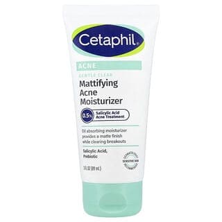 Cetaphil, 溫和清潔,祛痘控油保濕霜,3 液量盎司(89 毫升)