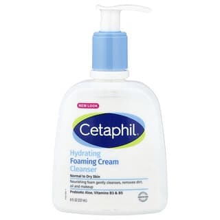 Cetaphil, 補水泡沫洗面奶,中性和乾燥皮膚適用,8 液量盎司(237 毫升)