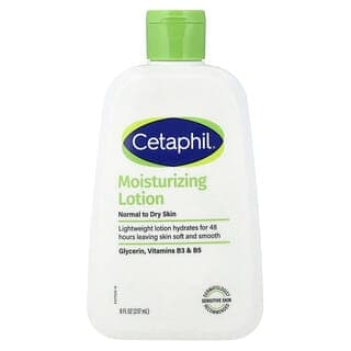 Cetaphil, 保濕乳液,中度至乾性肌膚,8 液量盎司(237 毫升)