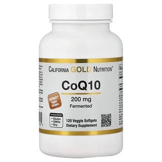 California Gold Nutrition, 輔酶 Q10 素食軟膠囊,200 毫克,120 粒