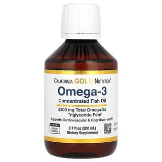 California Gold Nutrition, 挪威特強型 Omega-3 魚油,天然檸檬味,6.7 液量盎司(200 毫升)