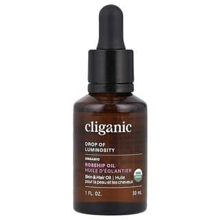 Cliganic, Drop of Luminosity™,有機玫瑰果油,1 液量盎司(30 毫升)