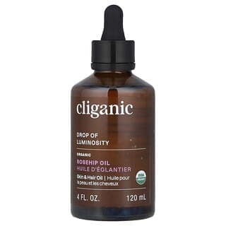 Cliganic, Drop of Luminosity™,有機玫瑰果油,4 液量盎司(120 毫升)