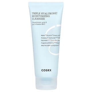 CosRx, Hydrium 三重透明質酸保濕潔面乳瓶,5.07 盎司(150 毫升)