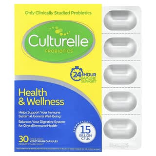 Culturelle, 益生菌,衛生與健康,150 億 CFU,30 粒每日一次素食膠囊