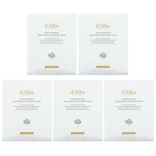 d'Alba, 白松露滋養護理美容面膜,5 片,每片 0.84 液量盎司(25 毫升)