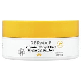 DERMA E, 維生素 C 亮眼水凝膠貼,適合各種膚質,60 貼