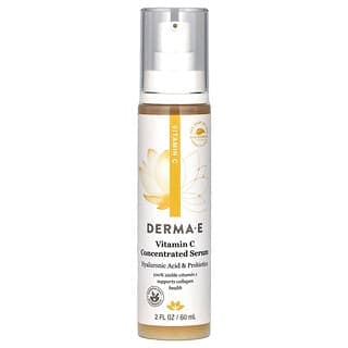 DERMA E, 維生素 C 濃縮精華,透明質酸益生菌,2 液量盎司(60 毫升)