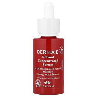 DERMA E, 抗皺紋,濃縮視黃醇精華,1 液量盎司(30 毫升)