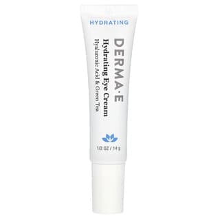 DERMA E, 含透明質酸和綠茶的保濕眼霜,0.5 盎司(14 克)