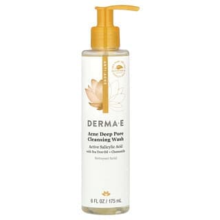 DERMA E, 深層清潔收縮毛孔祛痘潔面乳,6 液量盎司(175 毫升)