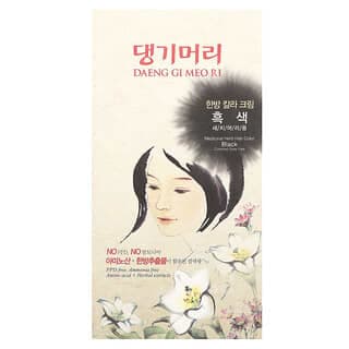 DAENG GI MEO RI, 草本染髮劑,黑色,1 套