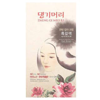 DAENG GI MEO RI, 草本染髮劑,深棕色,1 套