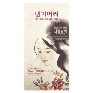 DAENG GI MEO RI, 草本染髮劑,中等棕色,1 套