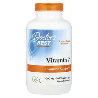 Doctor's Best, 維生素 C 加 Q-C,1,000 毫克,360 粒素食膠囊