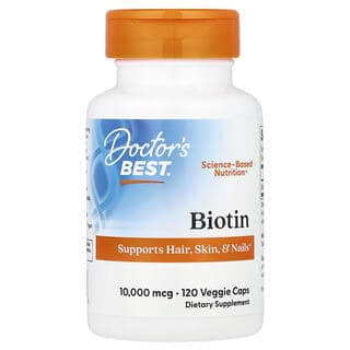 Doctor's Best, 生物維生素,10,000 微克,120 粒素食膠囊
