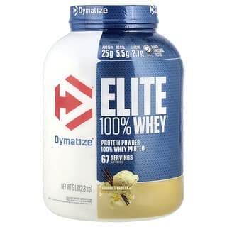 Dymatize, Elite 全乳清蛋白質粉,美味香草味,5 磅(2.3 千克)