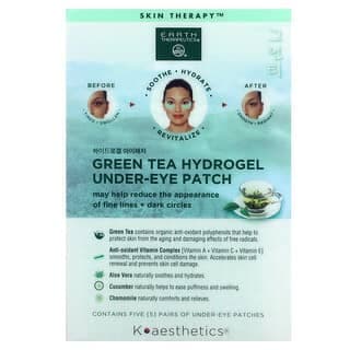 Earth Therapeutics, 綠茶水凝膠眼貼,5 對