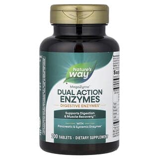 Nature's Way, MegaZyme®,雙效酶,200 片