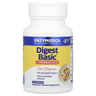 Enzymedica, Digest Basic® + 益生菌,30 粒膠囊
