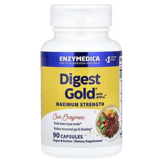 Enzymedica, 含 ATPro™ 的 Digest Gold™,極強型,90 粒膠囊