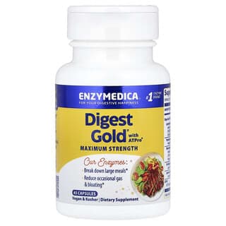 Enzymedica, 含 ATPro® 的 Digest Gold®,特強型,45 粒膠囊