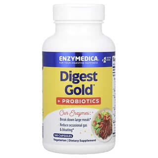 Enzymedica, Digest Gold + 益生菌,180 粒膠囊