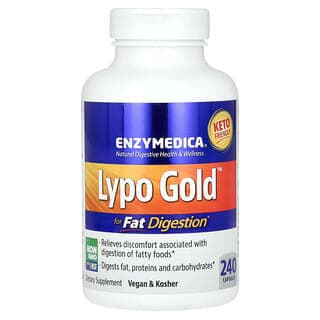 Enzymedica, Lypo Gold,用於脂肪消化,240 粒膠囊