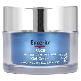 Eucerin, 面部,沉浸式補水凝膠霜,1.7 盎司(48 克)