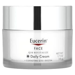 Eucerin, 面部,Q10 煥活日霜,無香,1.7 盎司(48 克)