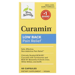 Terry Naturally, Curamin,腰痛緩解,60 粒膠囊