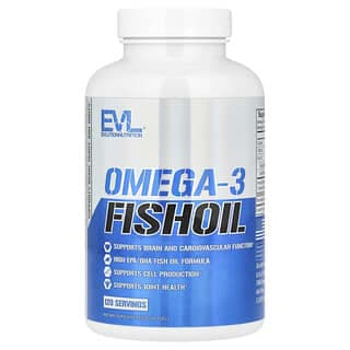 EVLution Nutrition, Omega-3 魚油,1000 毫克,120 粒軟膠囊