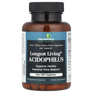 Futurebiotics, Longest Living® 嗜酸菌,100 粒素食膠囊