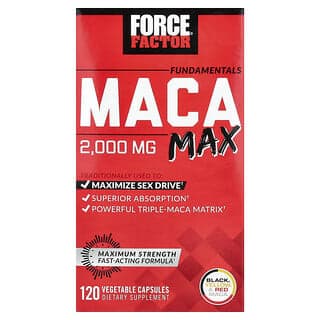 Force Factor, Fundamentals,特強型瑪卡,2,000 毫克,120 粒素食膠囊(每粒膠囊 500 毫克)