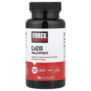 Force Factor, 輔酶 Q10,100 毫克,60 粒素食膠囊