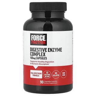 Force Factor, 消化酶混合物,90 粒素食膠囊