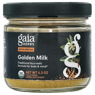 Gaia Herbs, 黃金牛奶,4.3 盎司(123 克)
