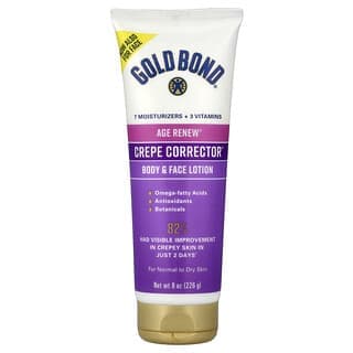 Gold Bond, Age Renew®,Crepe Corrector™,身體和面部乳液,適合中性至乾性皮膚,8 盎司(226 克)