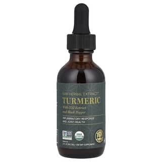 Global Healing, 未加工草本提取物,薑黃,2 液量盎司(59.2 毫升)