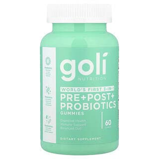 Goli Nutrition, 益生元 + 益生素 + 益生菌軟糖,60 粒