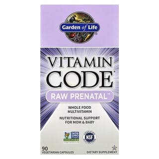 Garden of Life, Vitamin Code®,RAW Prenatal™,90 粒素食膠囊
